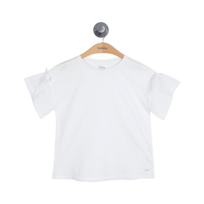 Polera blanca sales niña